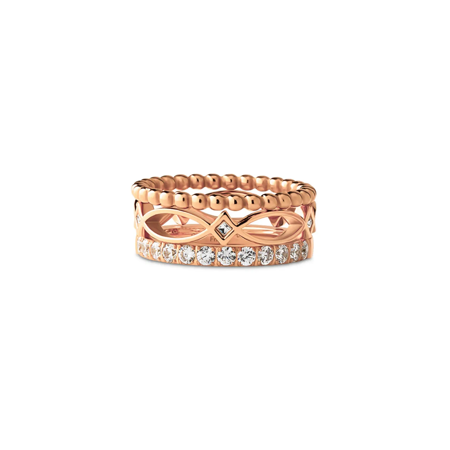 Online Melano Jewelry Melano Friends Frosty Glam Ringen Set