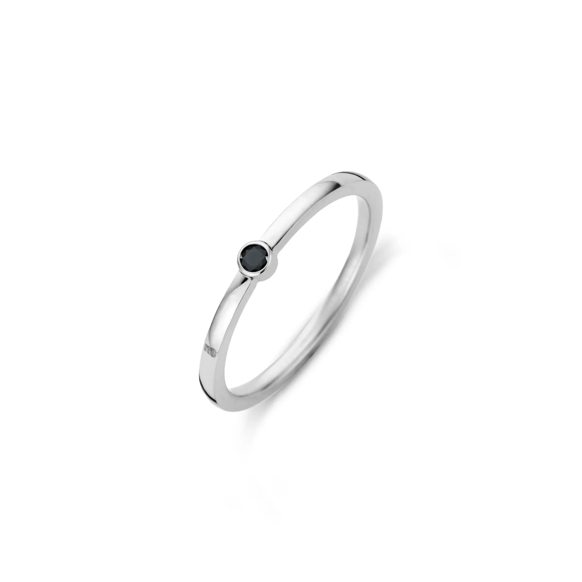 New Melano Jewelry Melano Friends Mini CZ Ring Black