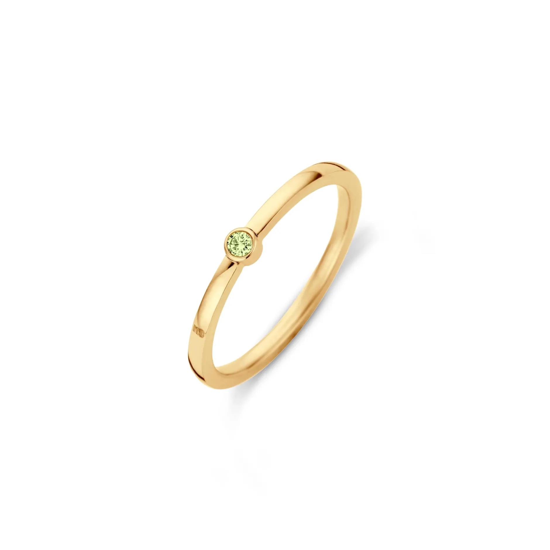 Hot Melano Jewelry Melano Friends Mini CZ Ring Chrysolite