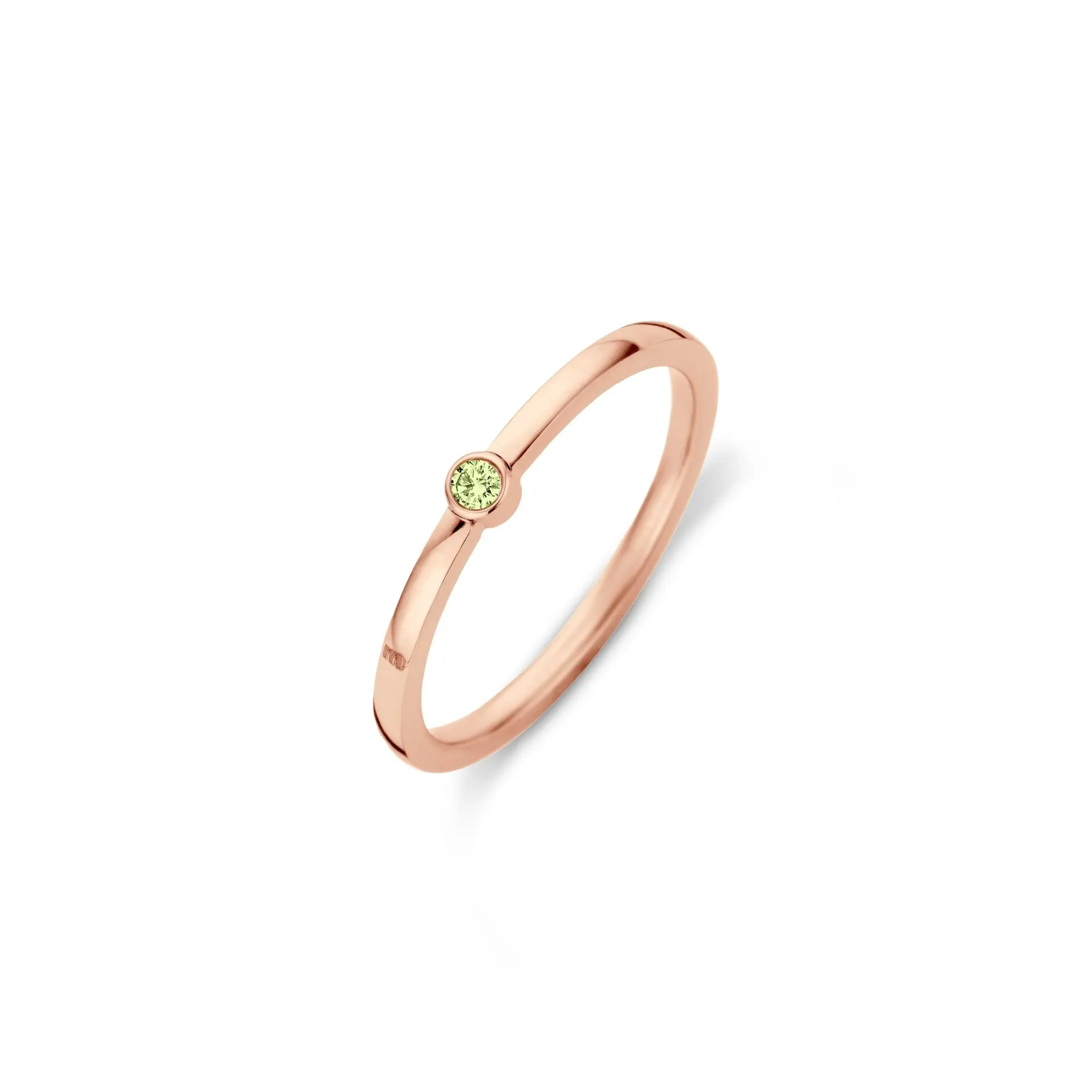 Hot Melano Jewelry Melano Friends Mini CZ Ring Chrysolite