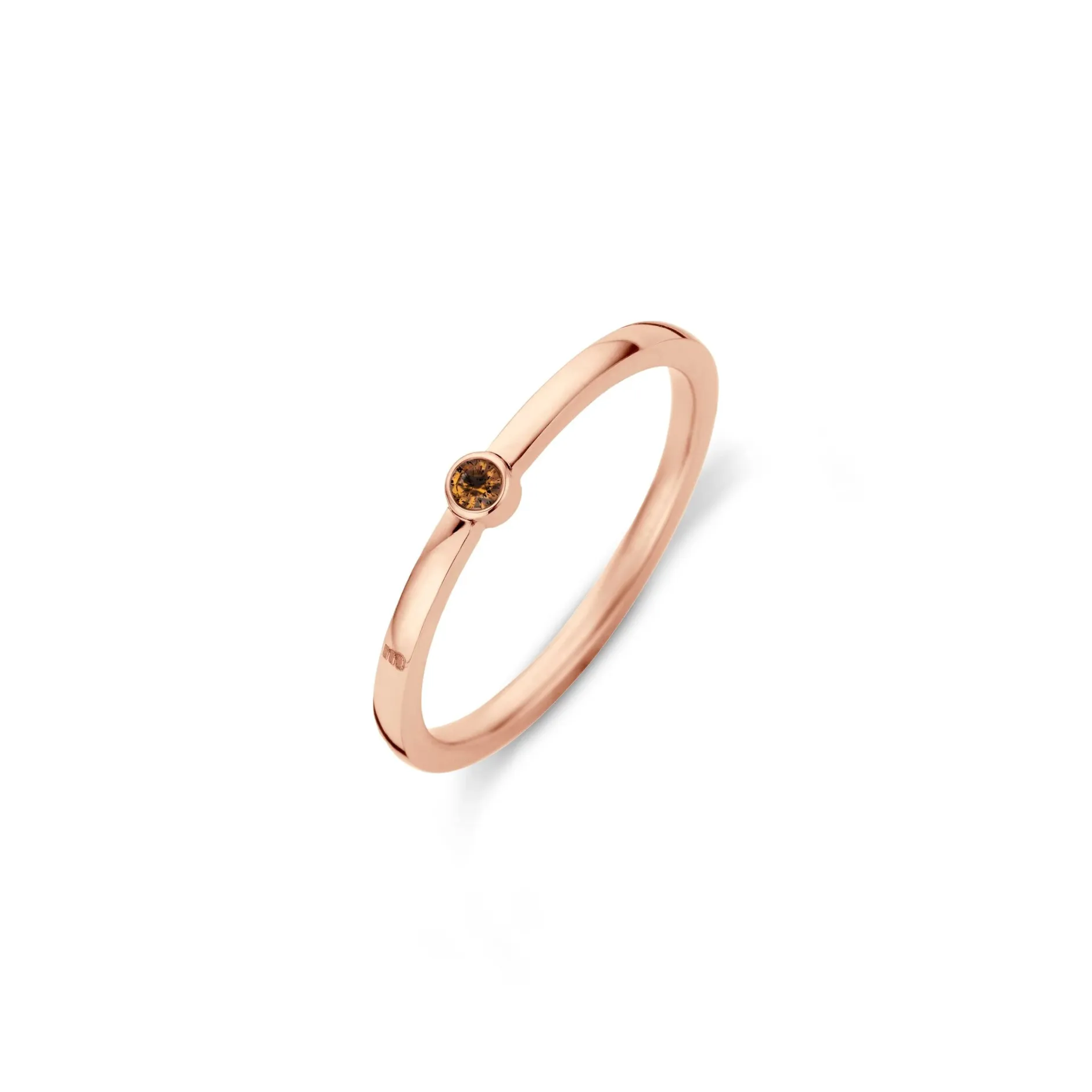 Discount Melano Jewelry Melano Friends Mini CZ Ring Smoked Topaz