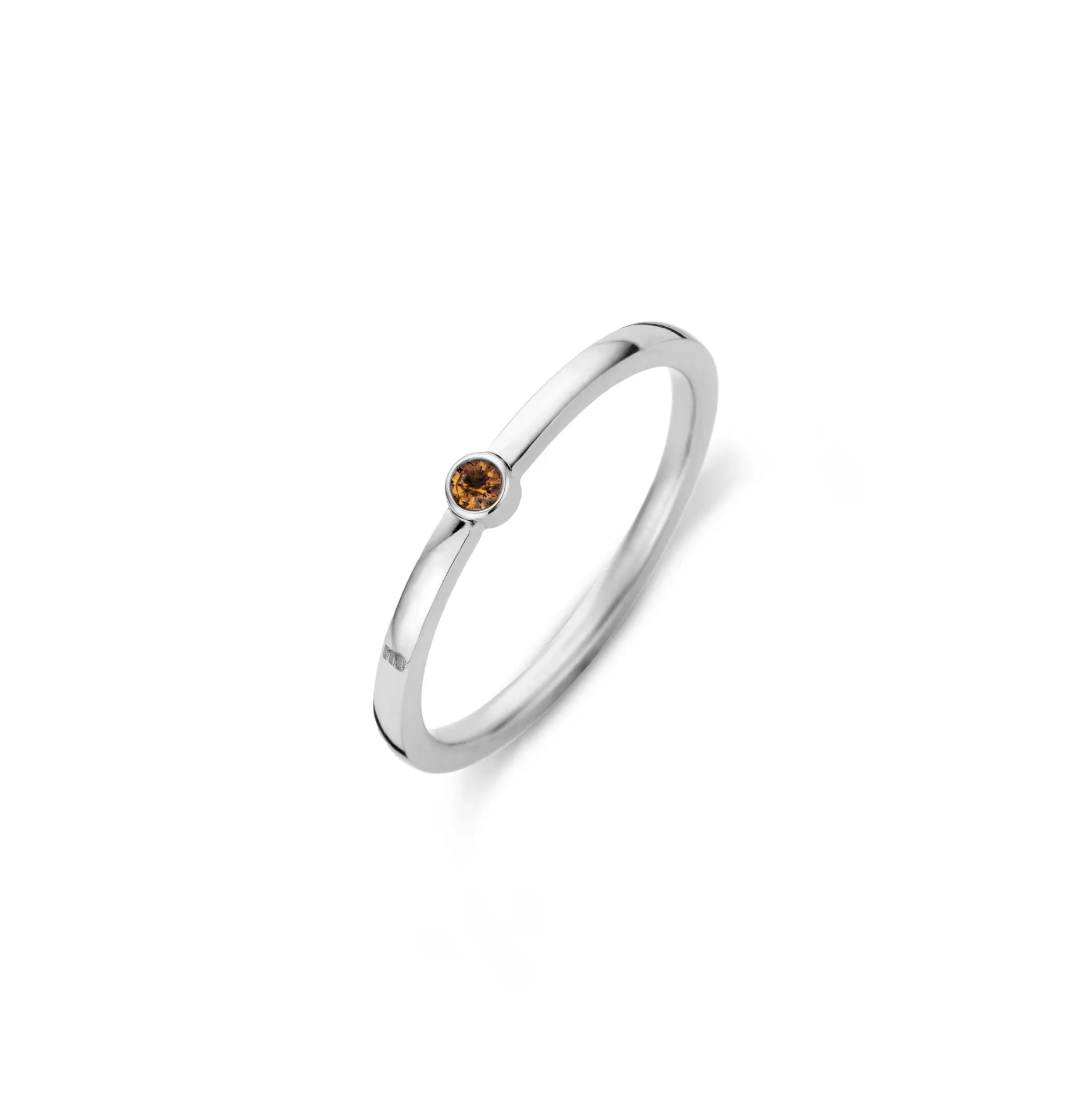 Discount Melano Jewelry Melano Friends Mini CZ Ring Smoked Topaz