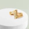 Fashion Melano Jewelry Melano Friends Shining Nature Ringen Set