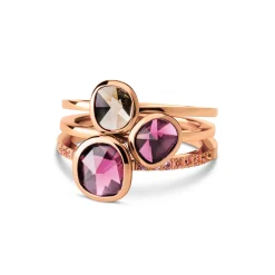 Hot Melano Jewelry Melano Twisted Amber Glow Ringen Set
