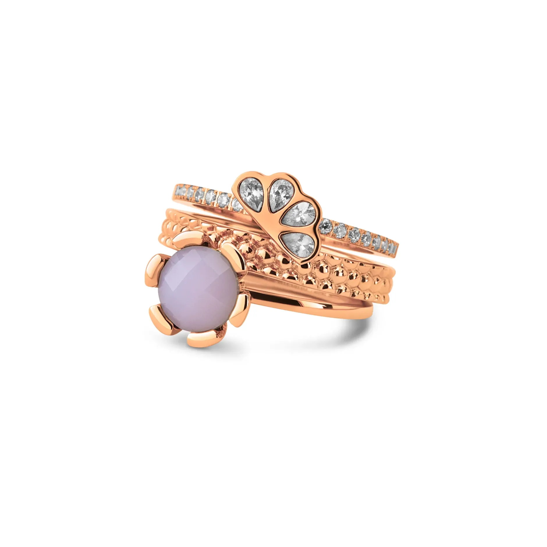 Outlet Melano Jewelry Melano Twisted & Friends Fruit Punch Ringen Set