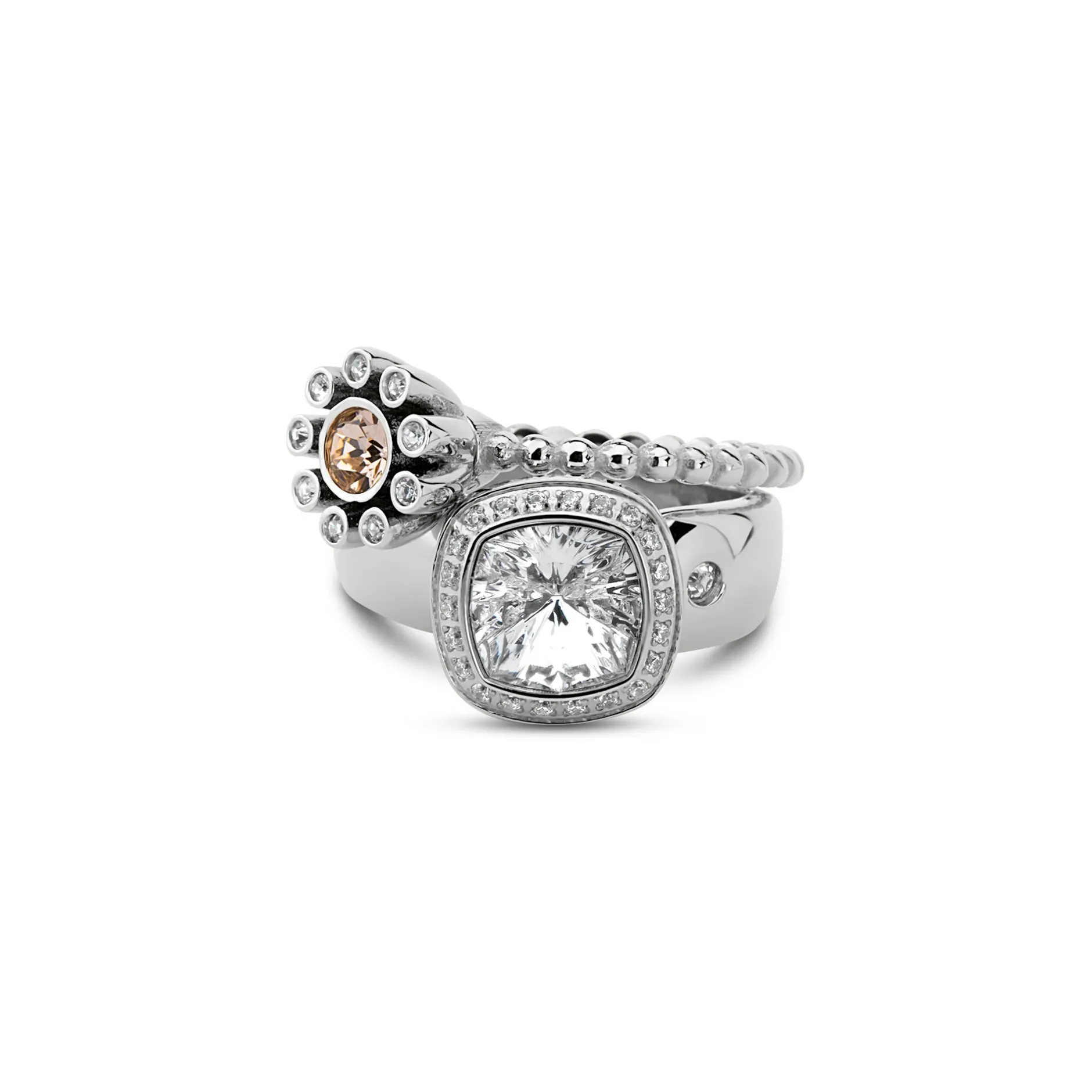 Best Melano Jewelry Melano Twisted & Vivid Sunlit Strings Ringen Set
