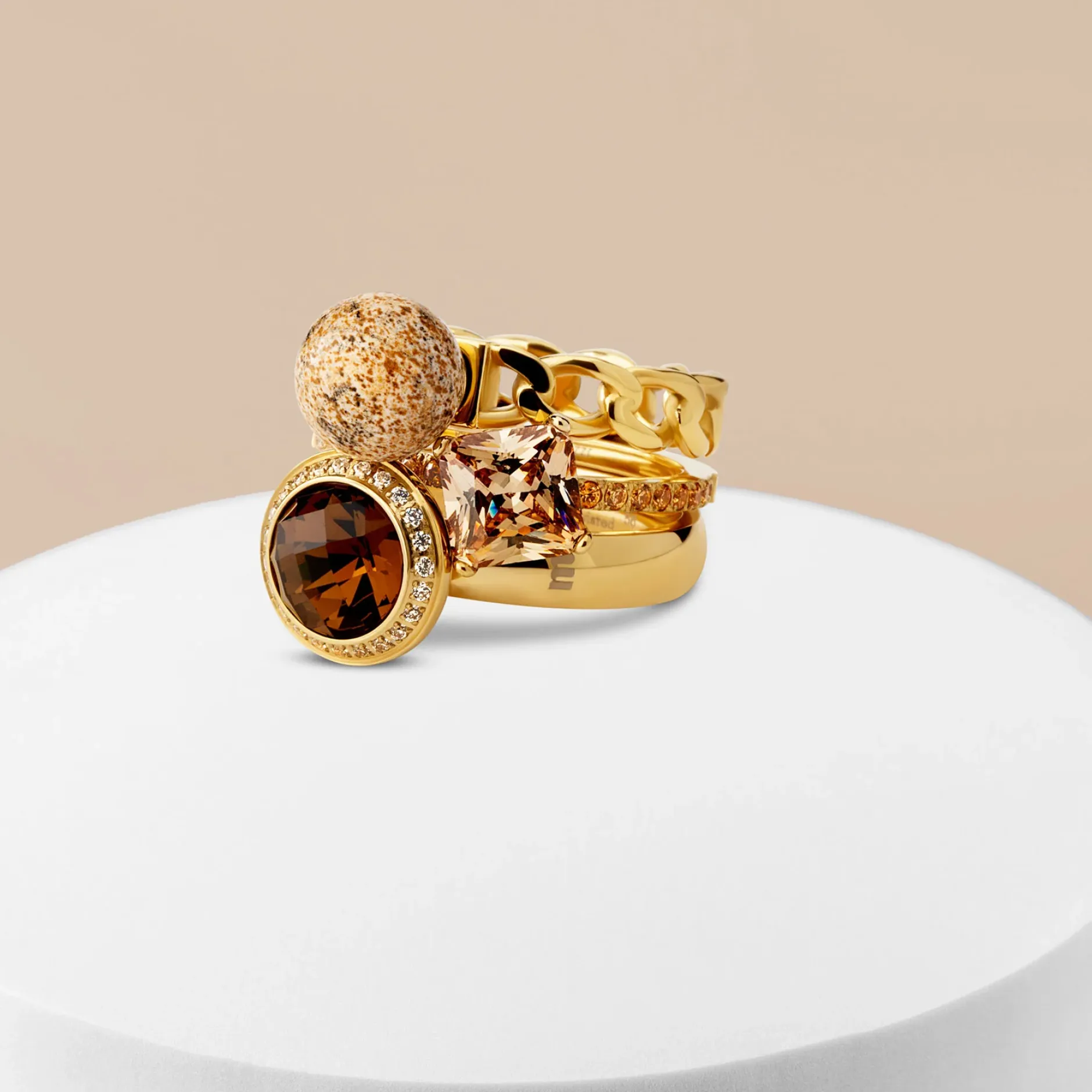 Online Melano Jewelry Melano Twisted Autumn Walk Ringen Set