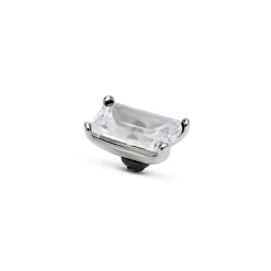 Online Melano Jewelry Melano Twisted Baguette Steentje |