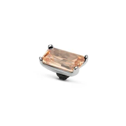Online Melano Jewelry Melano Twisted Baguette Steentje |