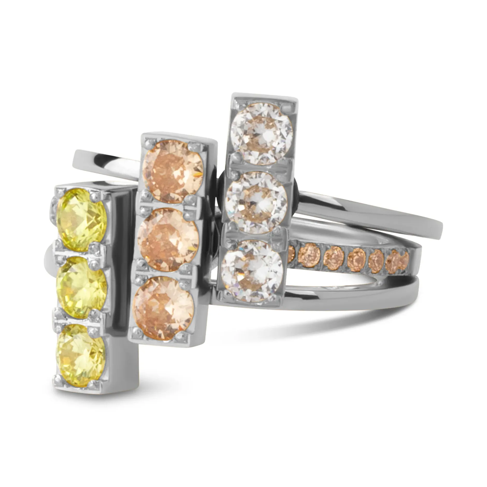 Best Melano Jewelry Melano Twisted Bloomy Sparkle Ringen Set