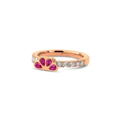 Clearance Melano Jewelry Melano Twisted Citrus Bite Ring Set