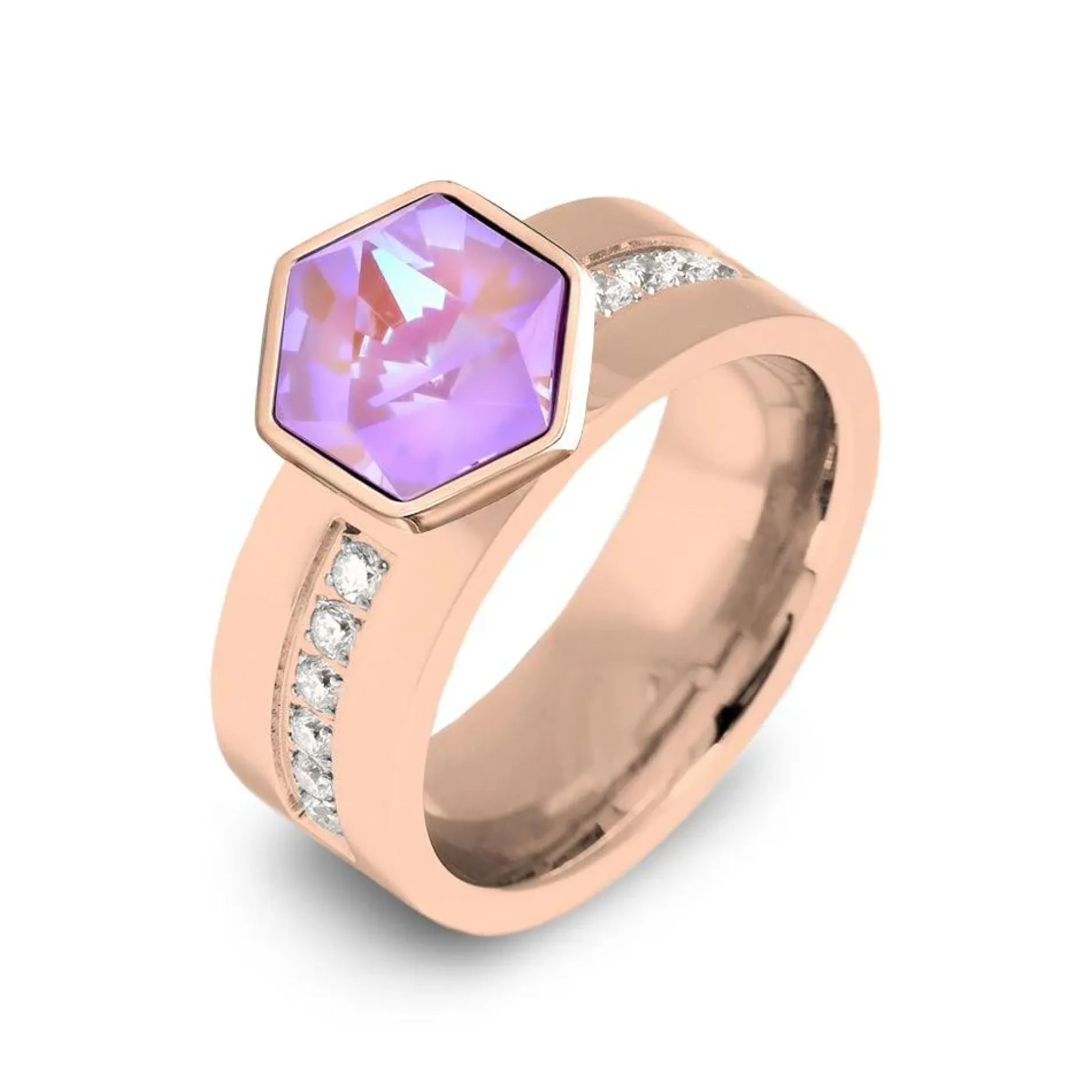 Best Melano Jewelry Melano Twisted Flat Basic CZ Ring