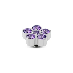Clearance Melano Jewelry Melano Twisted Frozen Star CZ Steentje