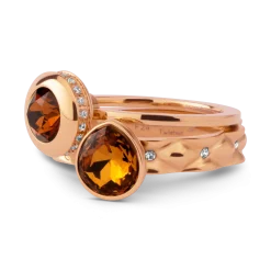 Clearance Melano Jewelry Melano Twisted Hot Cocoa Ringen Set