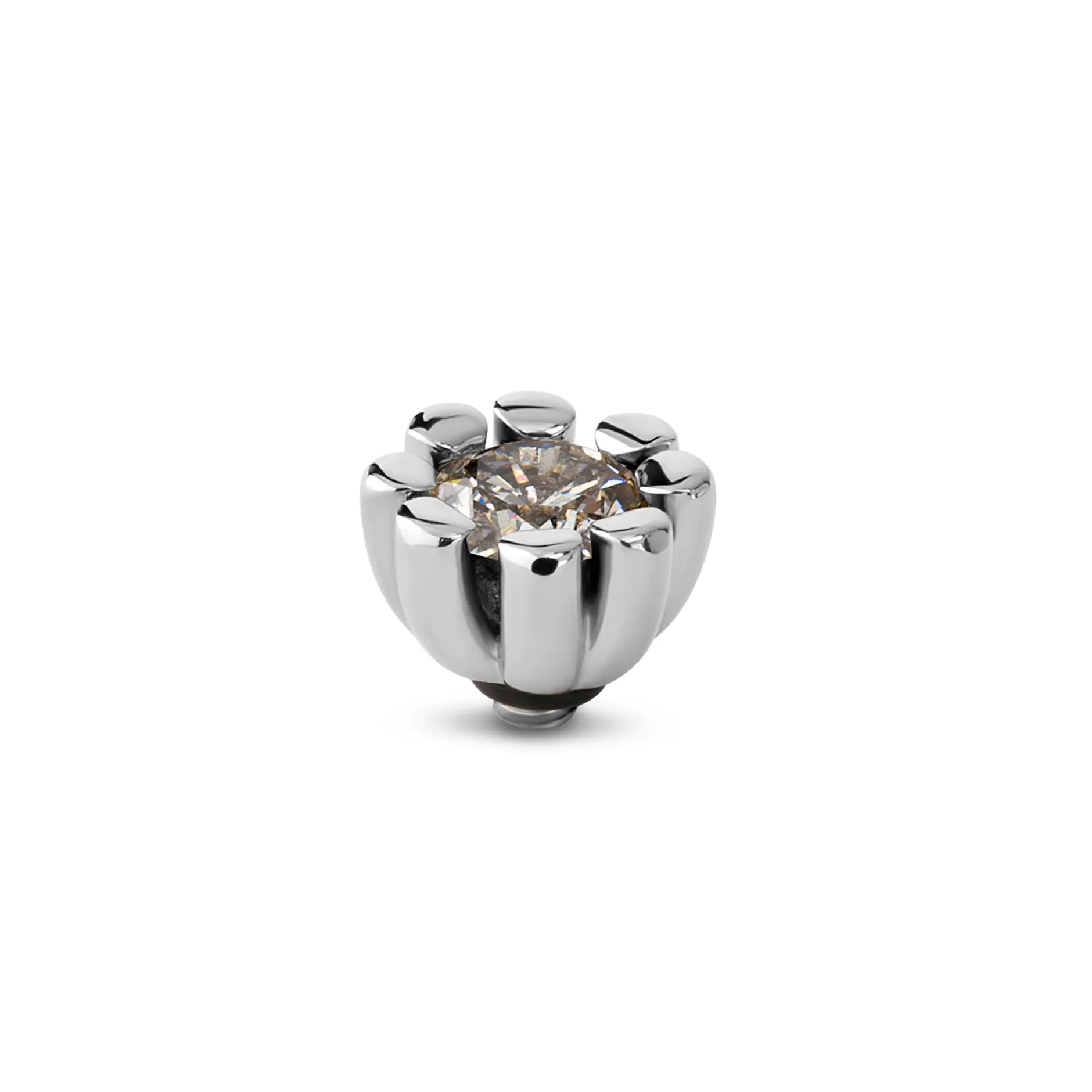 Hot Melano Jewelry Melano Twisted Huggie Steentje