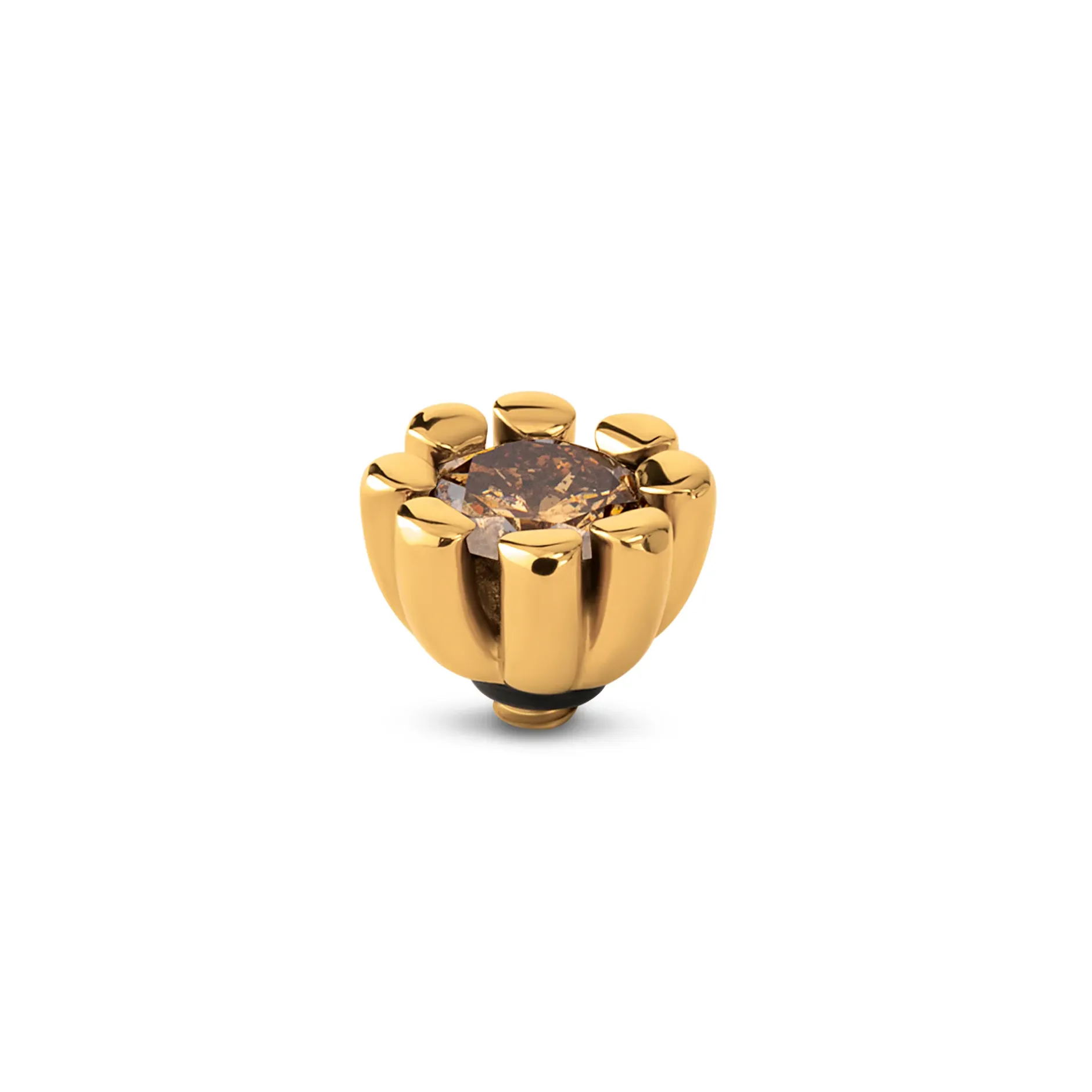 Hot Melano Jewelry Melano Twisted Huggie Steentje
