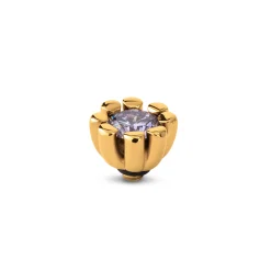 Hot Melano Jewelry Melano Twisted Huggie Steentje