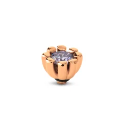 Hot Melano Jewelry Melano Twisted Huggie Steentje