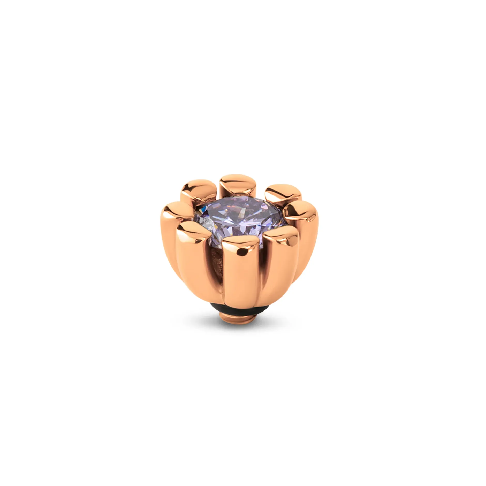 Hot Melano Jewelry Melano Twisted Huggie Steentje