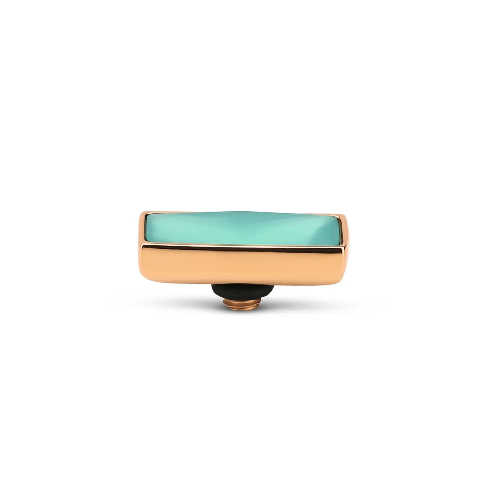 Outlet Melano Jewelry Melano Twisted Rectangle Steentje