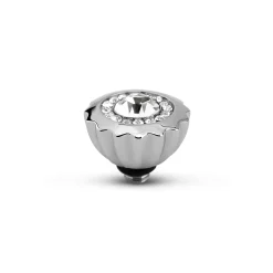 Hot Melano Jewelry Melano Twisted Ribbed CZ Steentje |