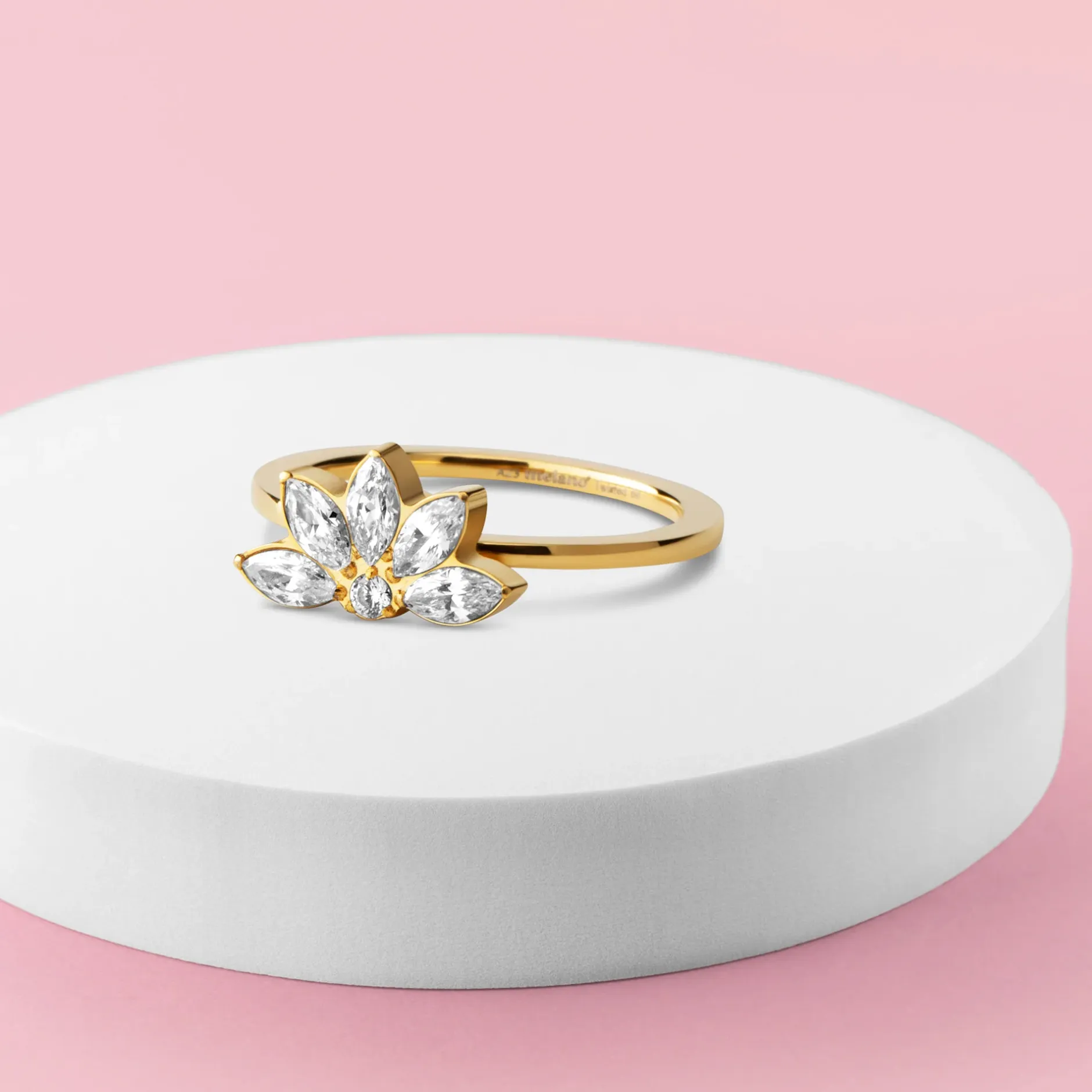 Online Melano Jewelry Melano Twisted Snowy Feeling Ring Set