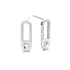 Fashion Melano Jewelry Melano Twisted Tedd CZ Oorbellen