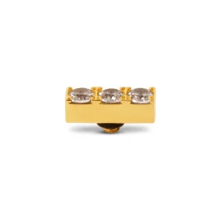 Clearance Melano Jewelry Melano Twisted Triple CZ Steentje