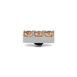 Clearance Melano Jewelry Melano Twisted Triple CZ Steentje
