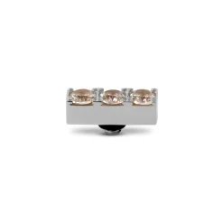 Clearance Melano Jewelry Melano Twisted Triple CZ Steentje