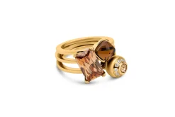 Online Melano Jewelry Melano Twisted Whole Lotta Donut Ringen Set |