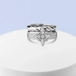 New Melano Jewelry Melano Vivid & Friends Gingerbread Glam Ringen Set