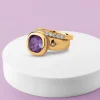 Outlet Melano Jewelry Melano Vivid & Friends Glam And Purple Ringen Set