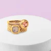 Fashion Melano Jewelry Melano Vivid & Twisted Blossom Dream Ringen Set
