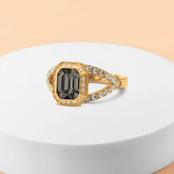 Fashion Melano Jewelry Melano Vivid Behind Grey Eyes Ring Set