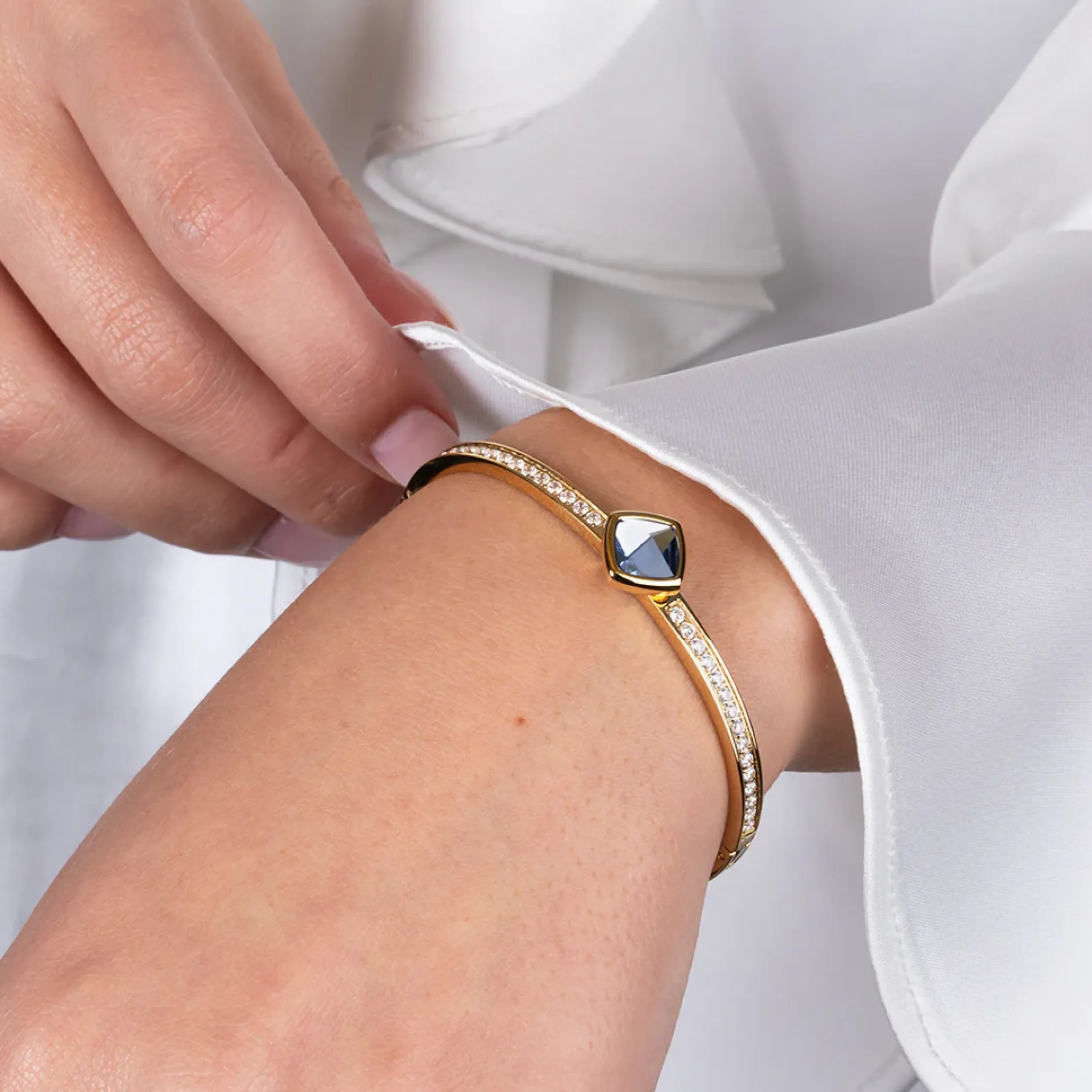 Online Melano Jewelry Melano Vivid Boxy CZ Steentje