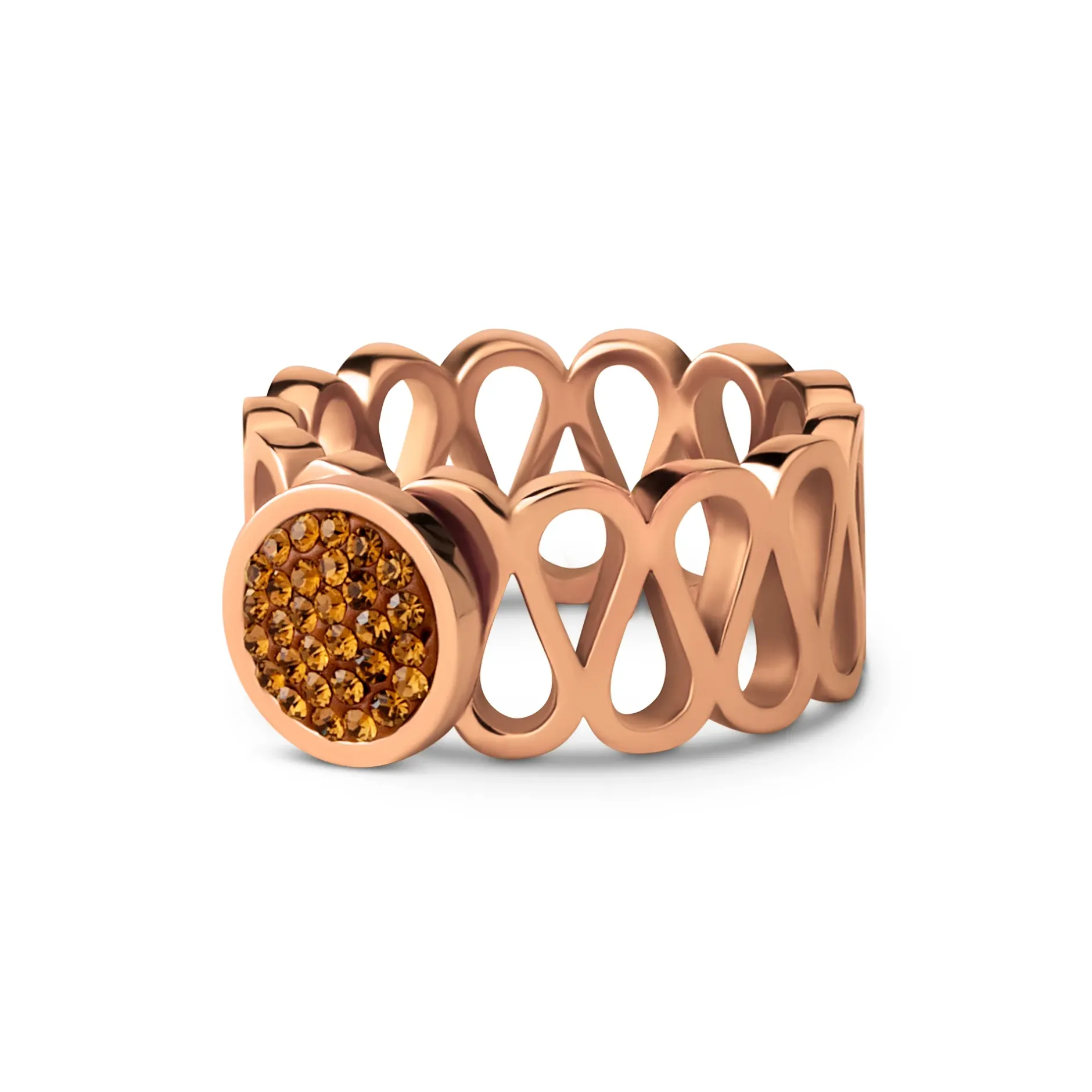 New Melano Jewelry Melano Vivid Pumpkin Spice Ring Set